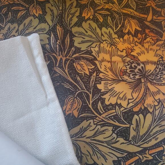 William Morris Botanical Pillowcase Cover Only 18"x18" Traditional Cottage Core - Picture 4 of 5